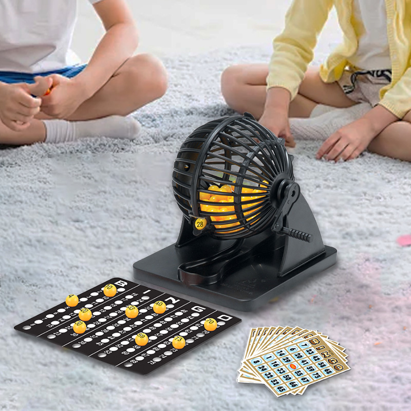 Board Game Electronic Table - Bingo Lottery Machine Cage Sweepstakes for
