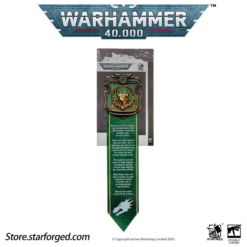 Board Game War - Warhammer 40K Peripheral Brooch Salamanders Game