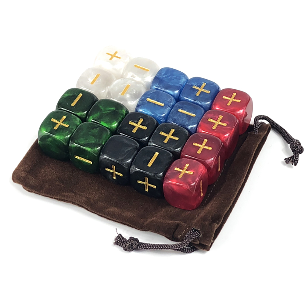 Board Game Electronic Table - Fate Dice with Bag 20pcs for