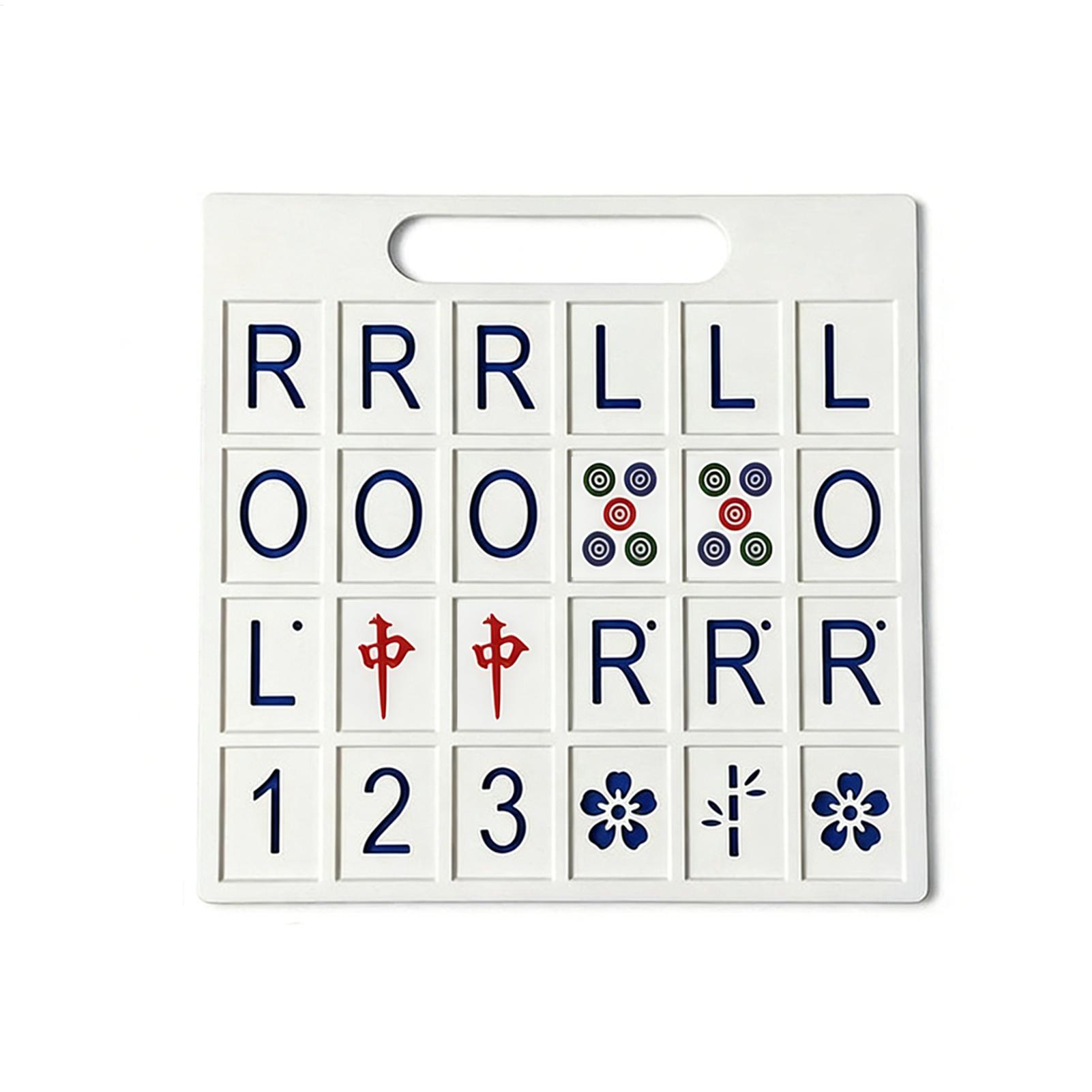 Board Game Live - Solo Mahjong Board 24 Slots Portable