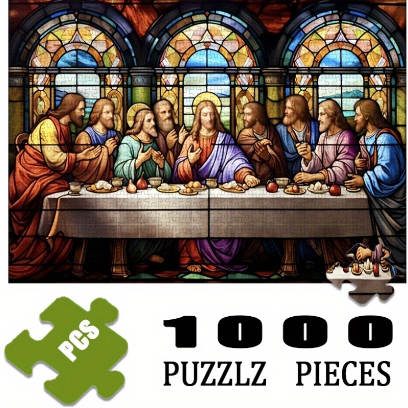 Jigsaw Puzzle Adult - 1000pcs Religious Scene Last Supper Paper