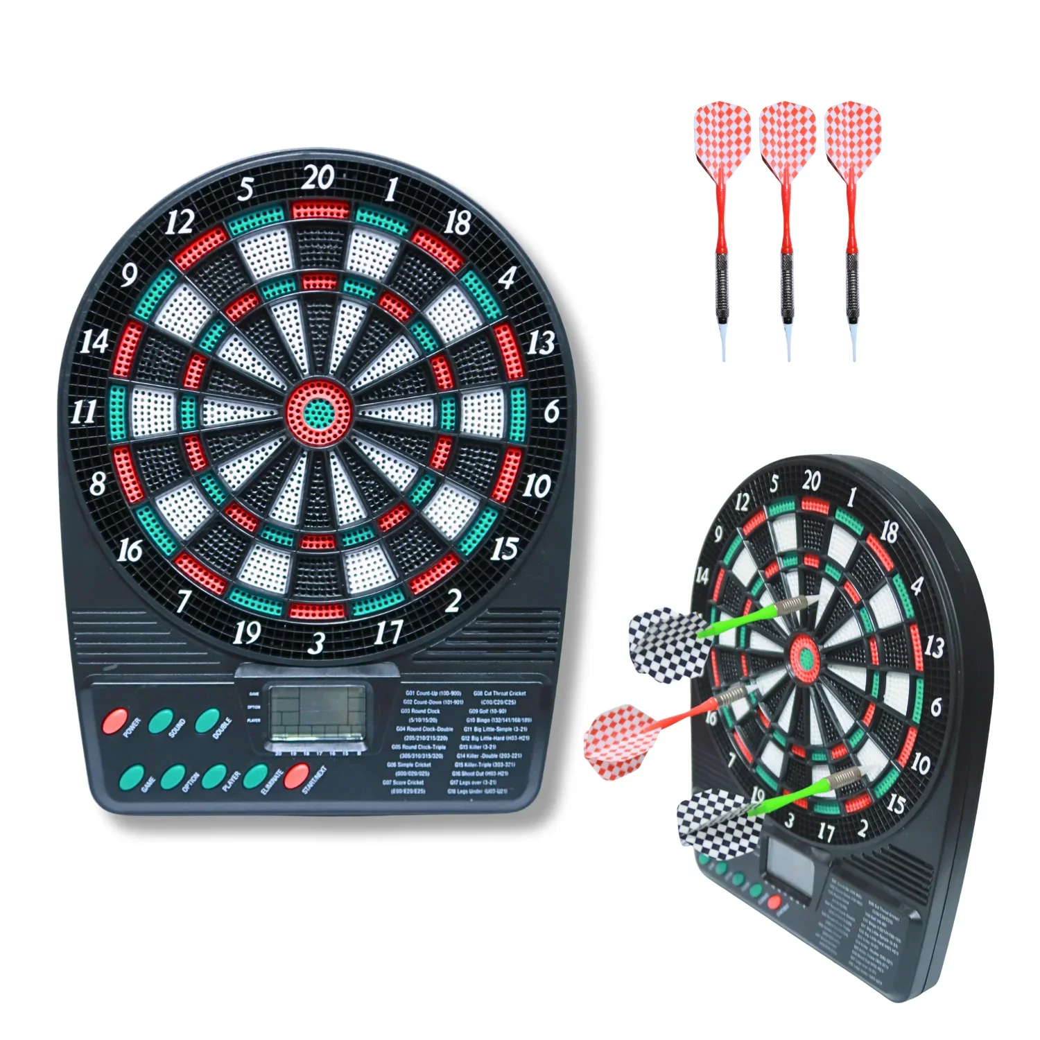 Board Game Digital - Portable Electronic Dartboard - Wall-Mount &