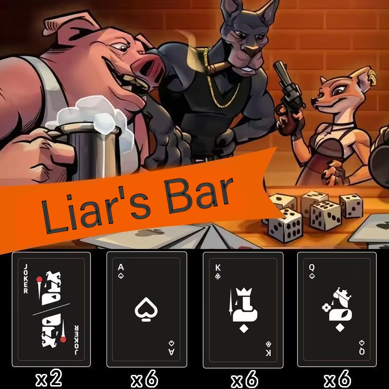 Liars Bar Table Card Game Card - огляд і ціна Board Game Arena