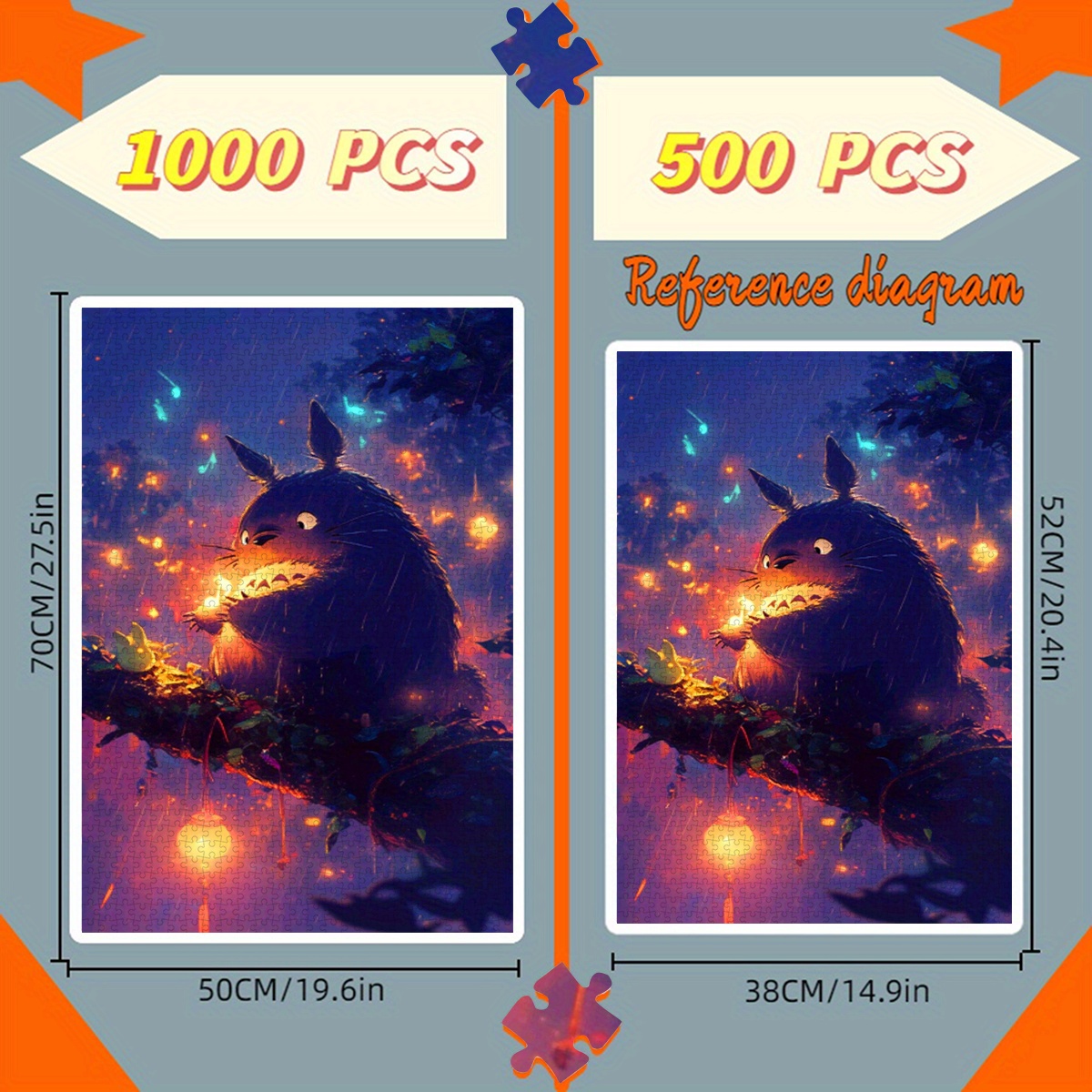 500pcs or 1000pcs Extra-Challe - огляд і ціна Jigsaw Puzzle Adult