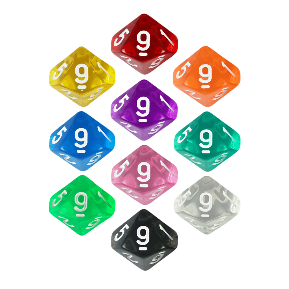 Board Game D10 Dice 10pcs Digi - огляд і ціна Board Game Digital