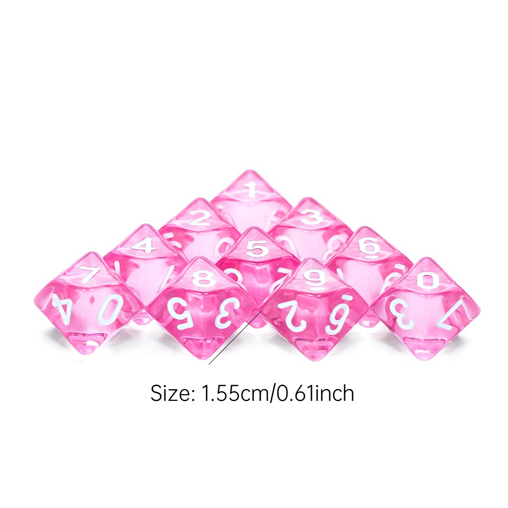 Board Game D10 Dice 10pcs Digi - огляд і ціна Board Game Digital