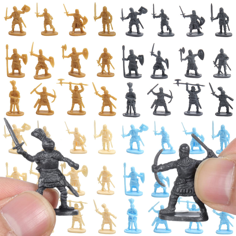 49pcs Mini Medieval Soldier Fi - огляд і ціна Board Game War