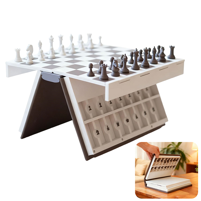 Chess Set 3D Printed Book Fold - огляд і ціна Board Game Print