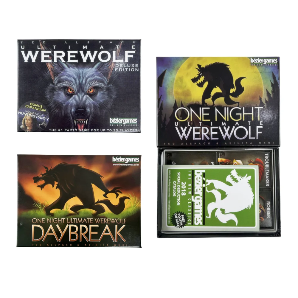 One Night Ultimate Werewolf Ca - огляд і ціна Board Game Werewolf