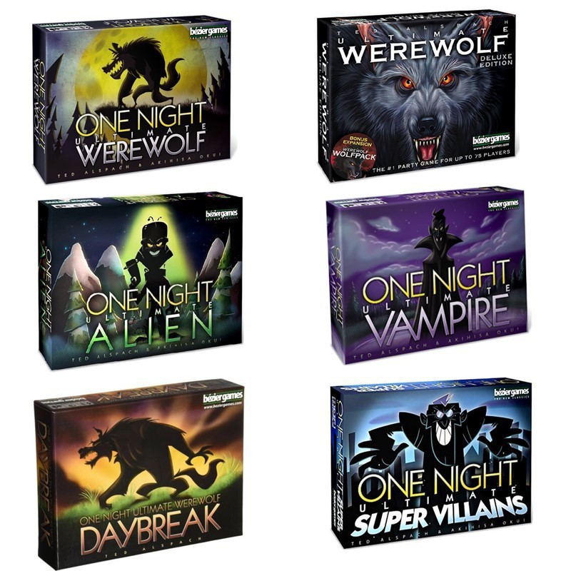 Party Game One Night Ultimate  - огляд і ціна Board Game Werewolf