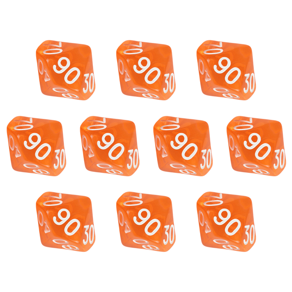 D10(00-90) Dice Set 10pcs Tran - огляд і ціна Board Game Digital