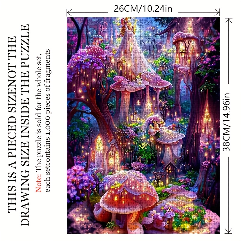 1000pcs Enchanted Forest Jigsa - огляд і ціна Jigsaw Puzzle Adult