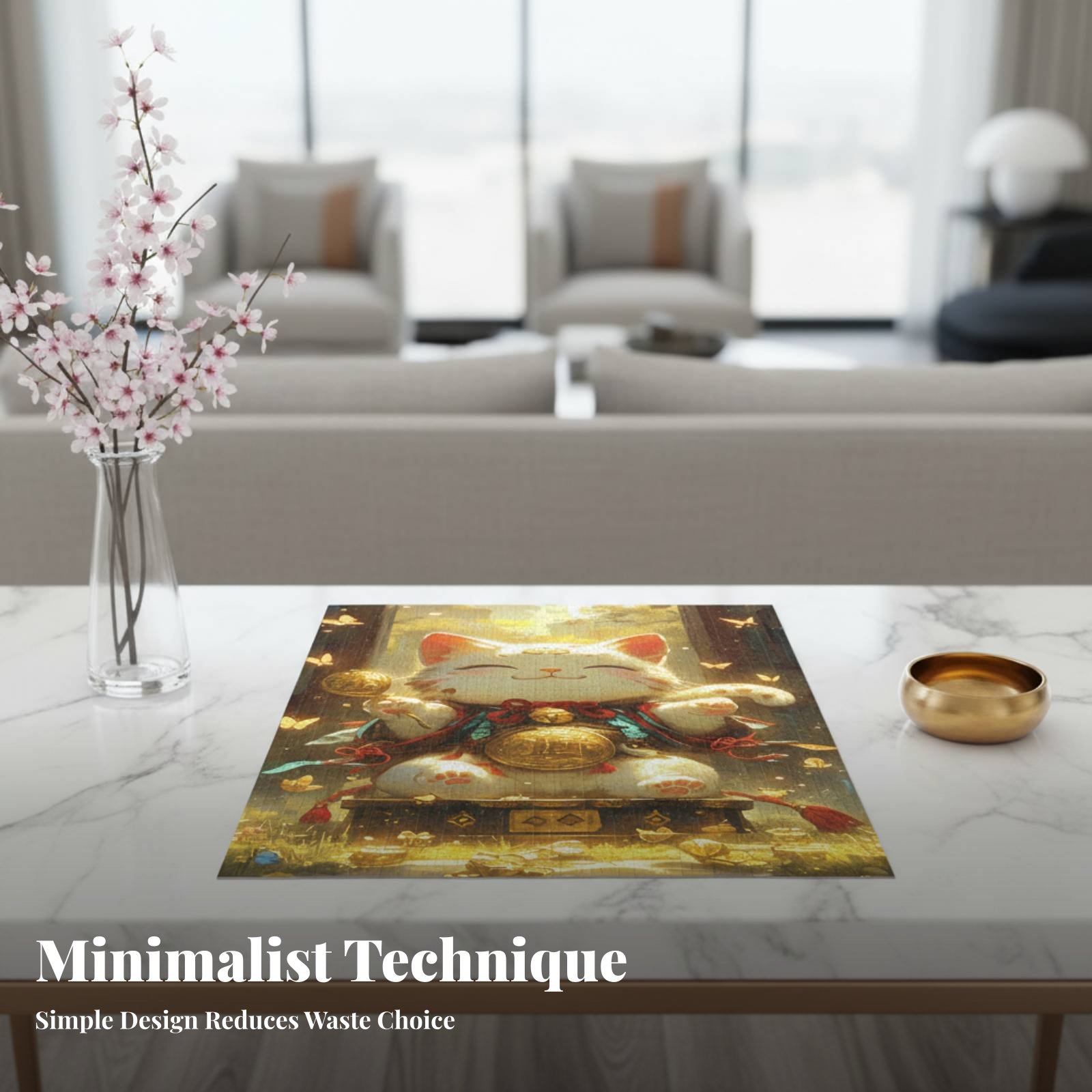 Lucky Cat Jigsaw Puzzle, DIY M - огляд і ціна Jigsaw Puzzle Adult