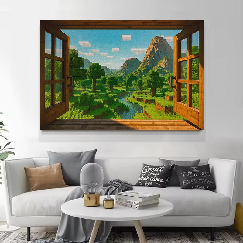 1pc frameless Canvas Painting  - огляд і ціна Board Game Movie