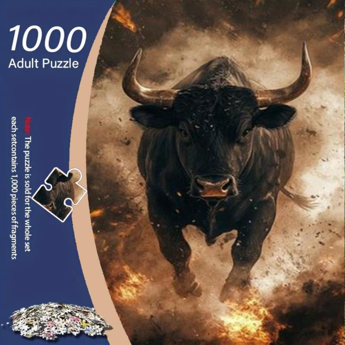 1000pcs Adult Puzzle - Blazing - огляд і ціна Jigsaw Puzzle Adult