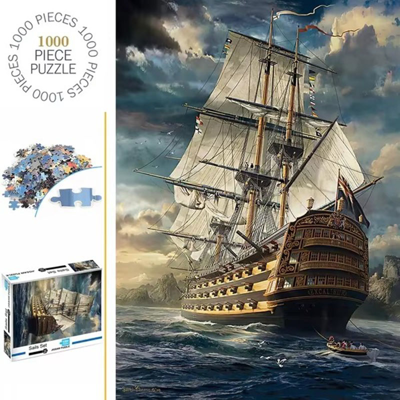 Sails-Set Jigsaw Puzzle 1000 P - огляд і ціна Jigsaw Puzzle Adult