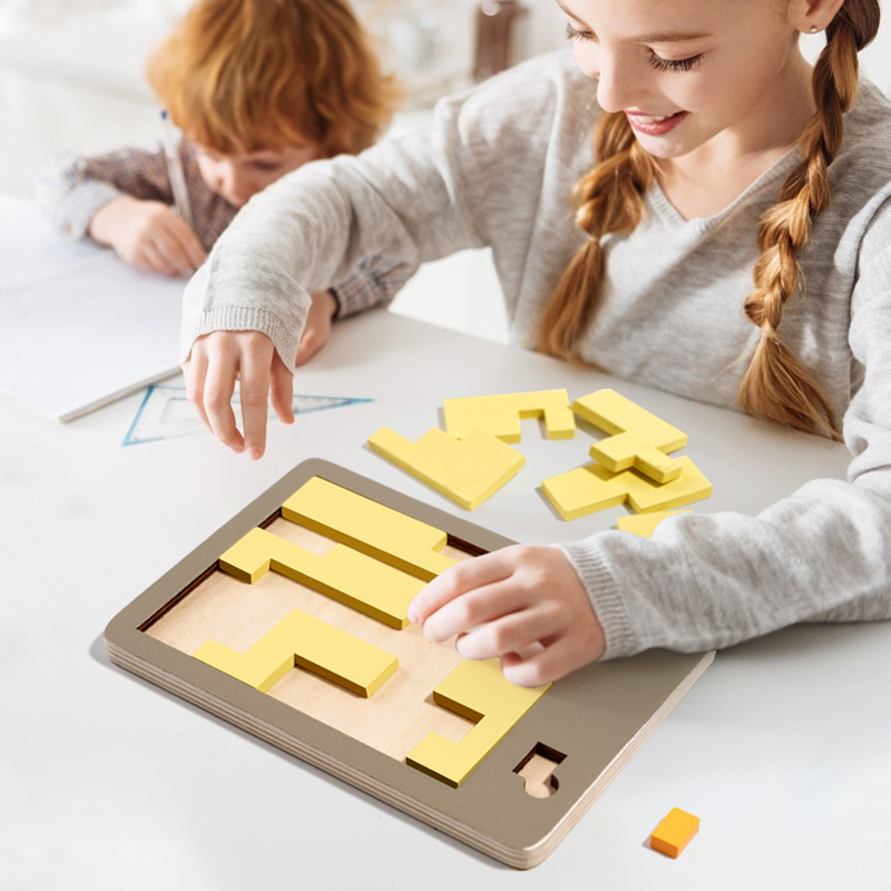 Wooden Geometric Puzzles Chall - огляд і ціна Jigsaw Puzzle Adult