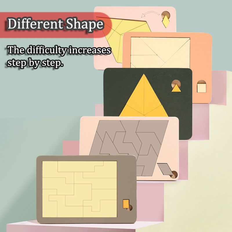 Wooden Geometric Puzzles Chall - огляд і ціна Jigsaw Puzzle Adult