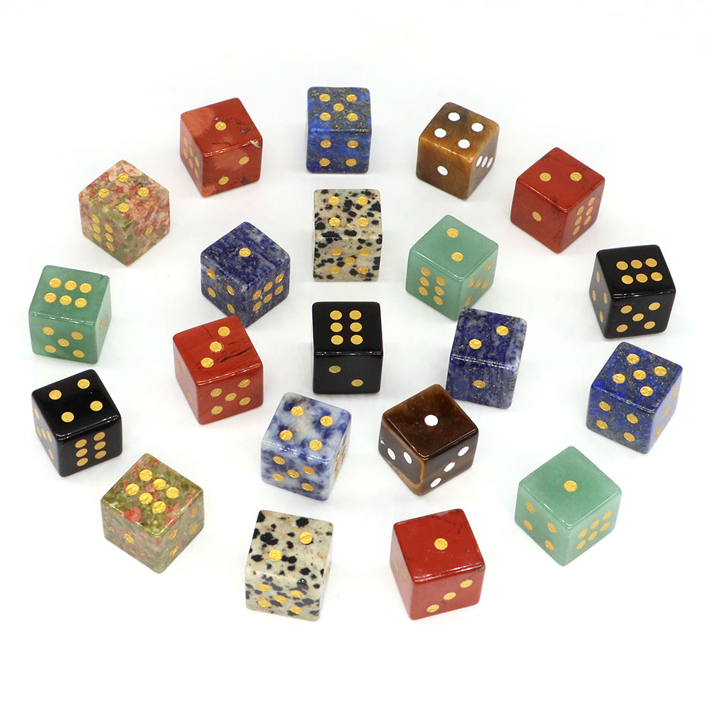 15mm Natural Stone Six Sided D - огляд і ціна Board Game Digital
