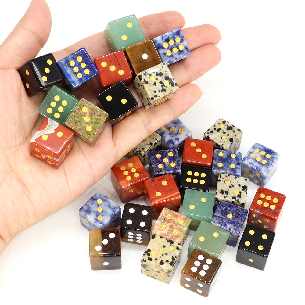 15mm Natural Stone Six Sided D - огляд і ціна Board Game Digital