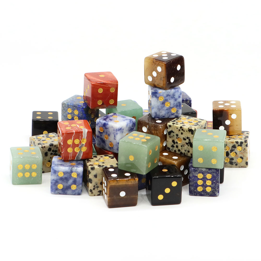 15mm Natural Stone Six Sided D - огляд і ціна Board Game Digital